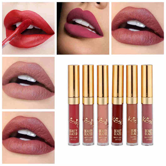 Matte Lip Gloss Beauty Liquid  Lipstick Makeup