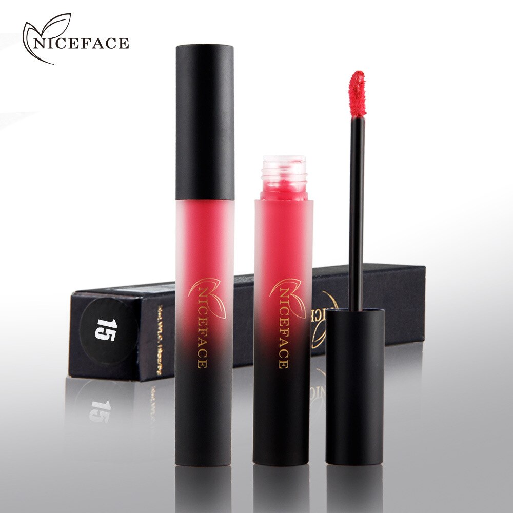 NICEFACE 18Color Matte Liquid Lipstick Waterproof Makeup