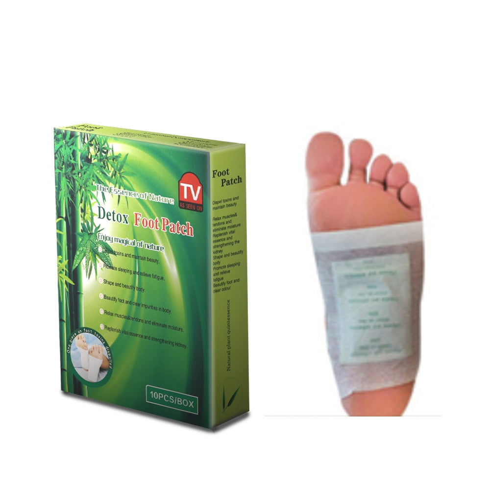 10Pcs Detox Foot Patch+10Pcs Adhesive Tape Sleeping Better Help