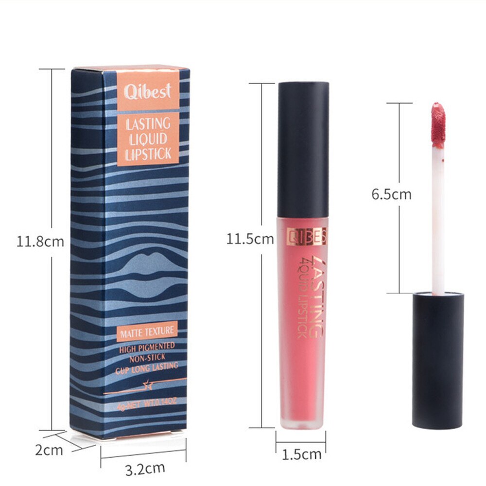 15 Colors Liquid Matte Lipstick Waterproof Moisturizer