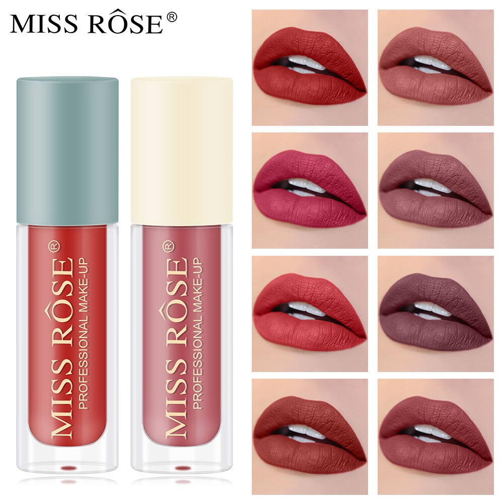 MiSS ROSE Set Waterproof Liquid Matte Lip Gloss