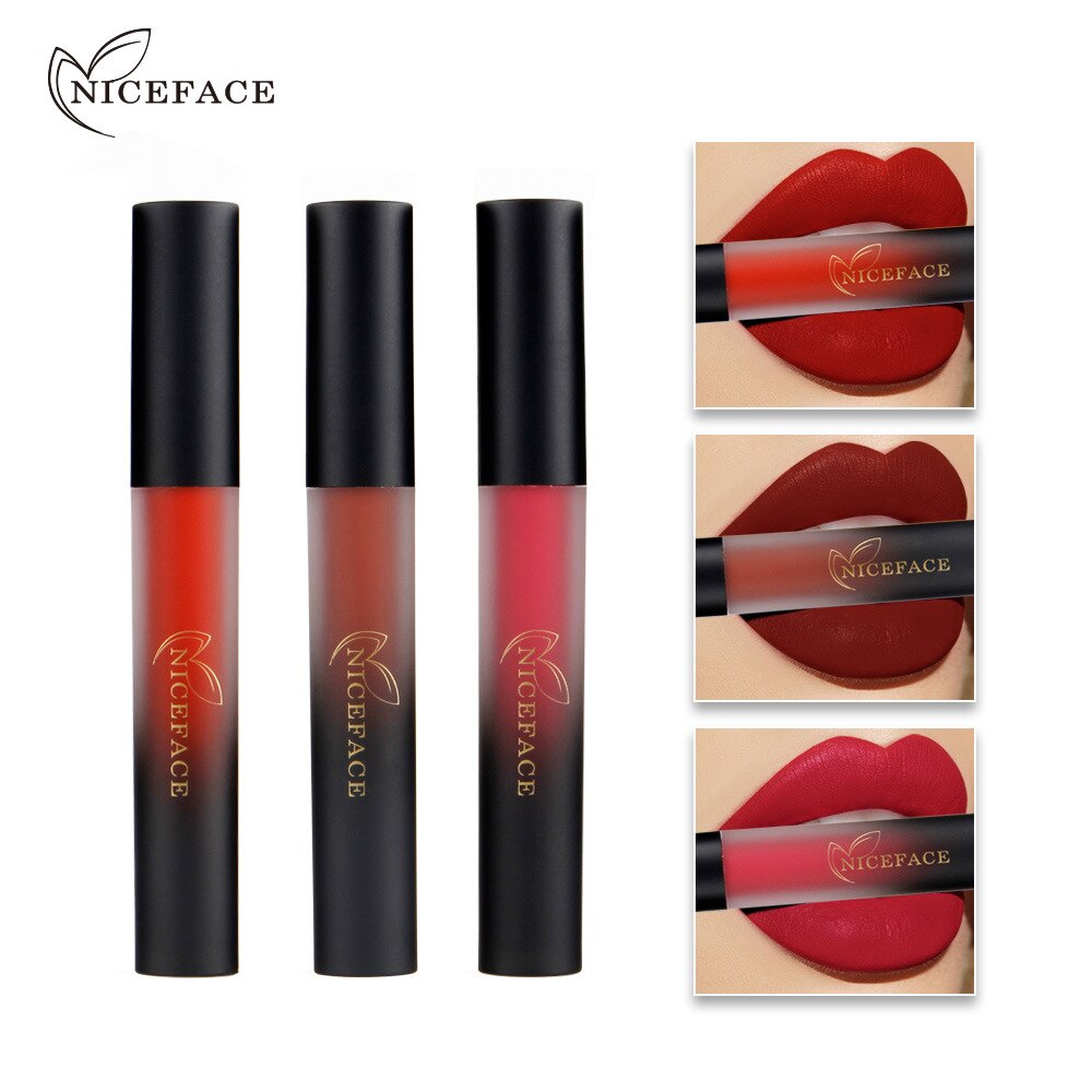 NICEFACE 18Color Matte Liquid Lipstick Waterproof Makeup