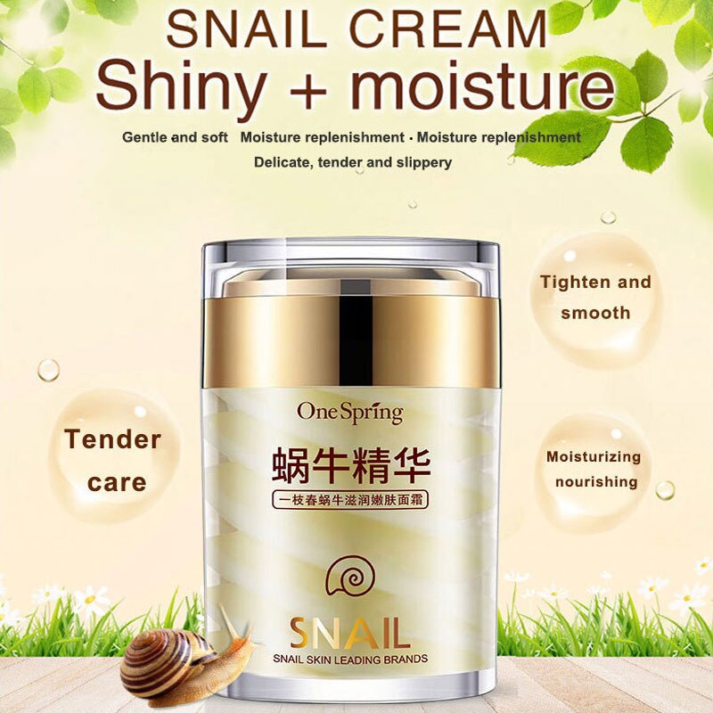 Snai Face Cream + Gold Eye Cream Eye Bags from Wrinkles aloe vera Anti Aging Removal Dark Circles Repair Moisturizing