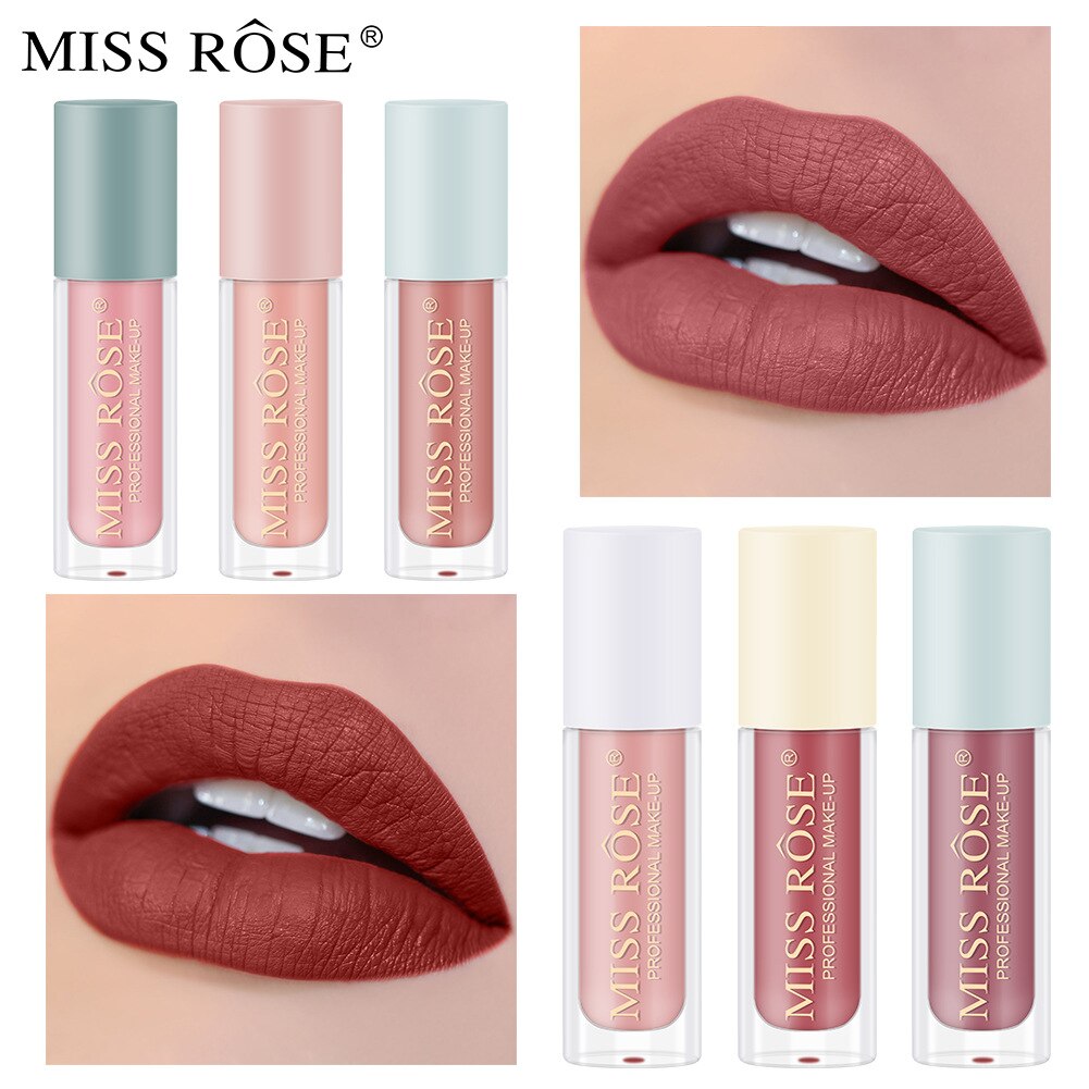 MiSS ROSE Set Waterproof Liquid Matte Lip Gloss