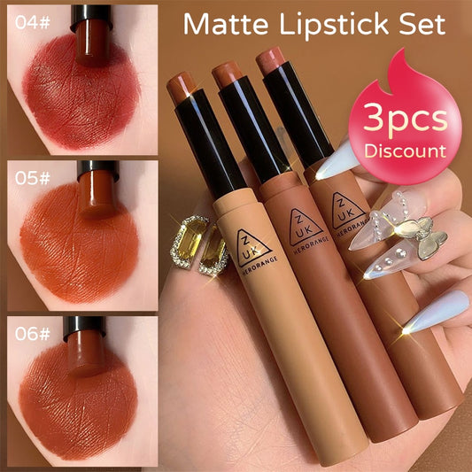 Matte Lip Gloss Lipstick Tube Lip Tint Velvet Lipstick Set