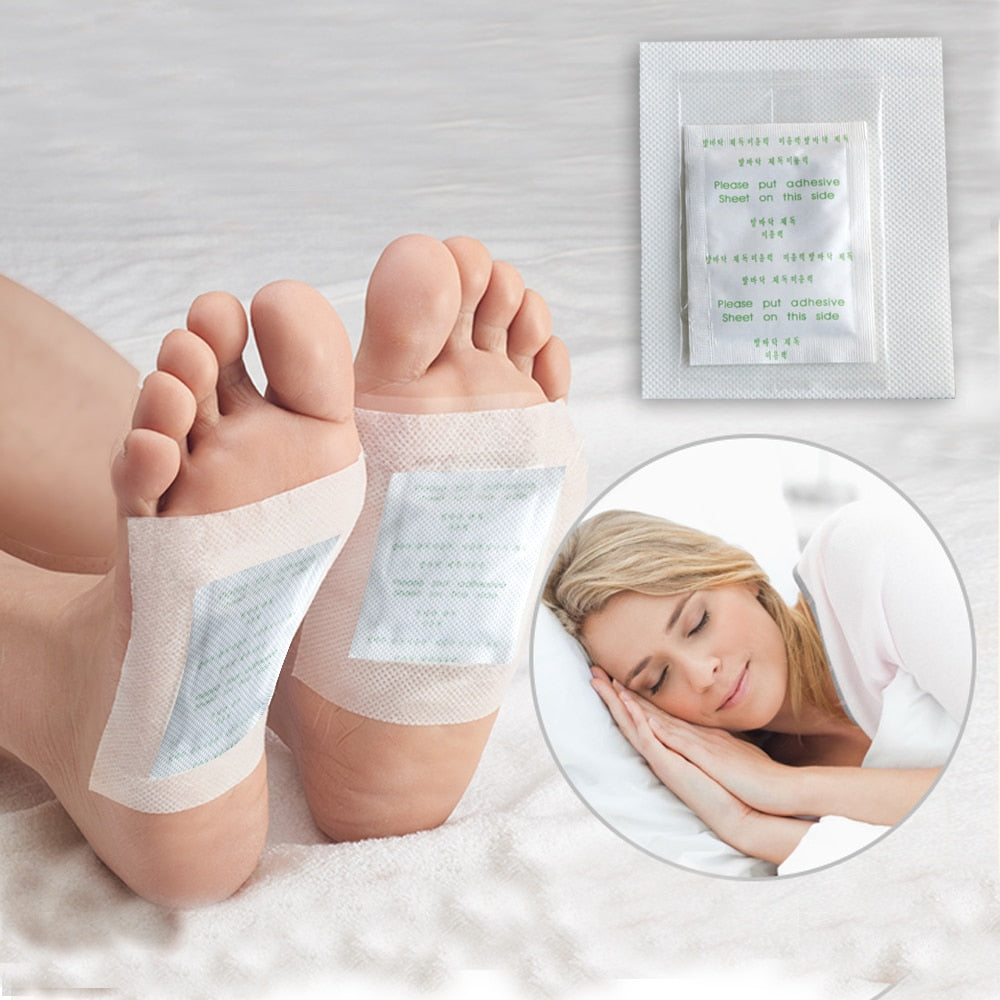 10Pcs Detox Foot Patch+10Pcs Adhesive Tape Sleeping Better Help