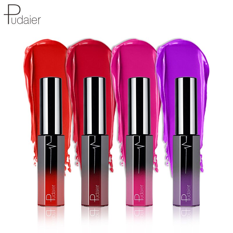 Pudaier Long Lasting Matte Lipsticks Waterproof 18 Color