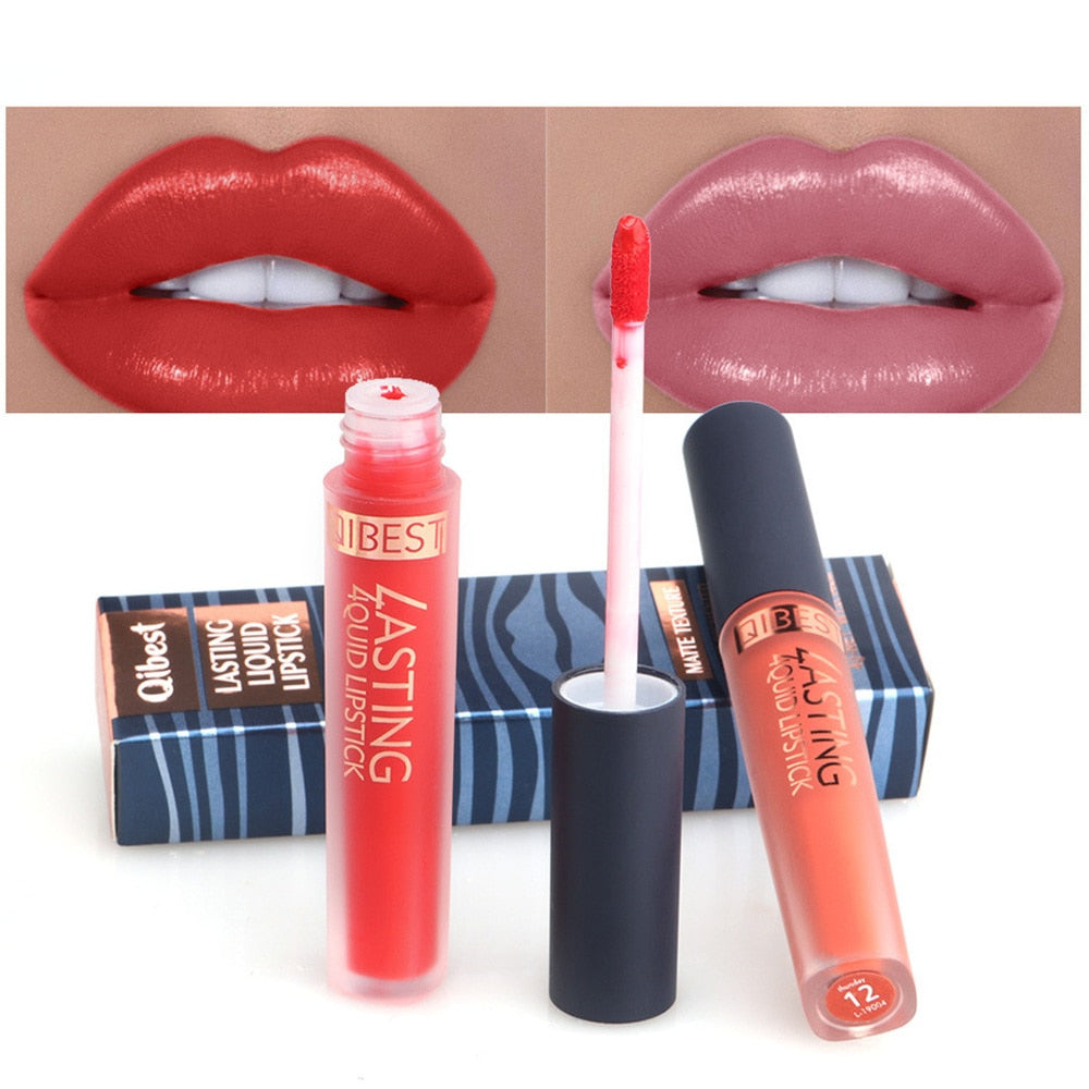 15 Colors Liquid Matte Lipstick Waterproof Moisturizer