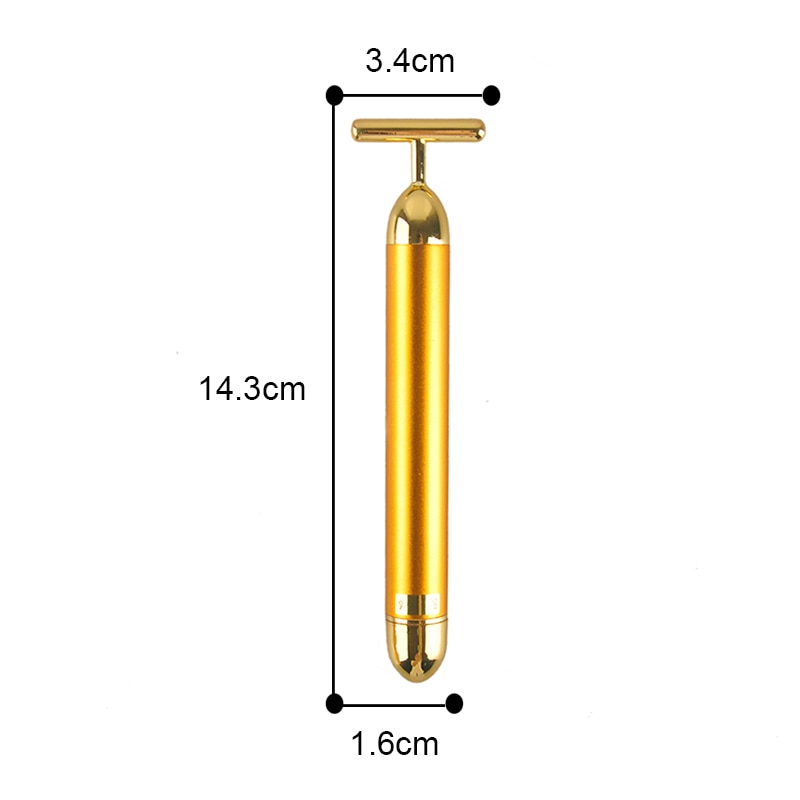 Slimming Face 24k Gold Vibration Facial Beauty Bar