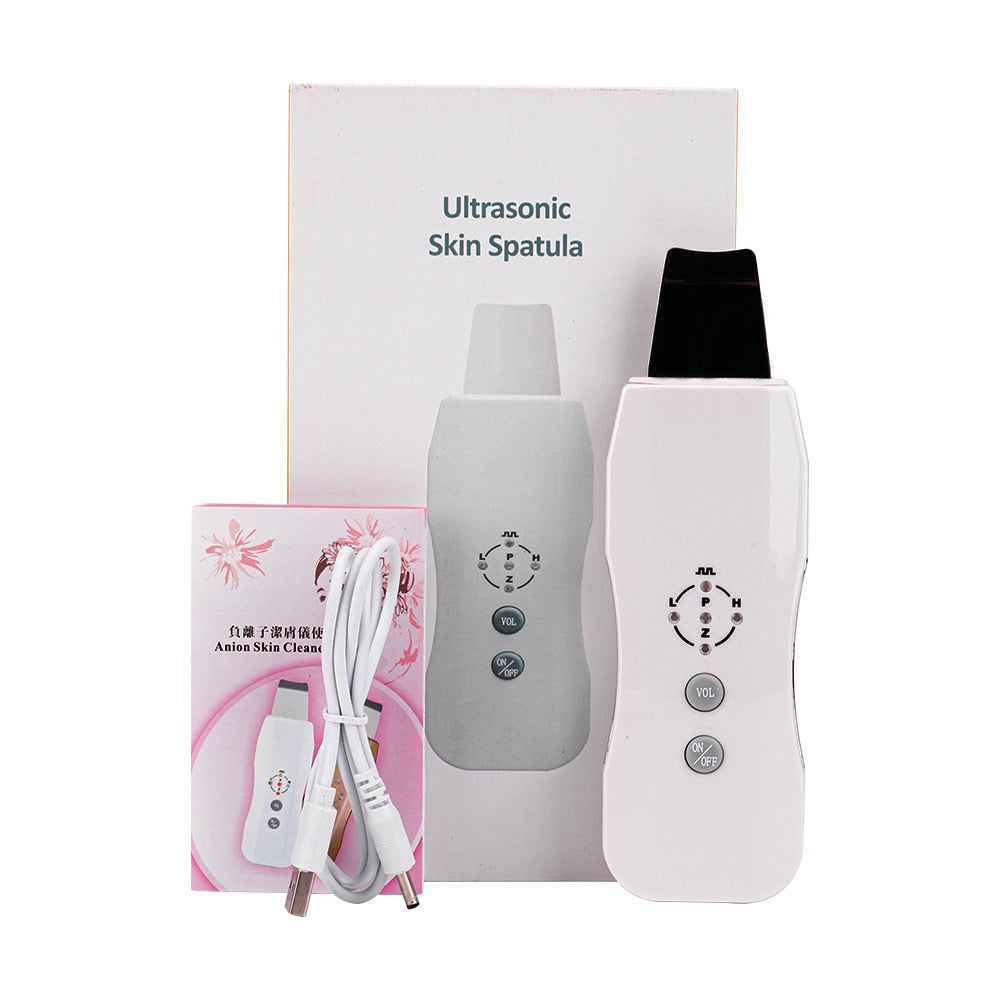 Beauty Star Ultrasonic Skin Scrubber Massager Machine Facial Skin Cleaning