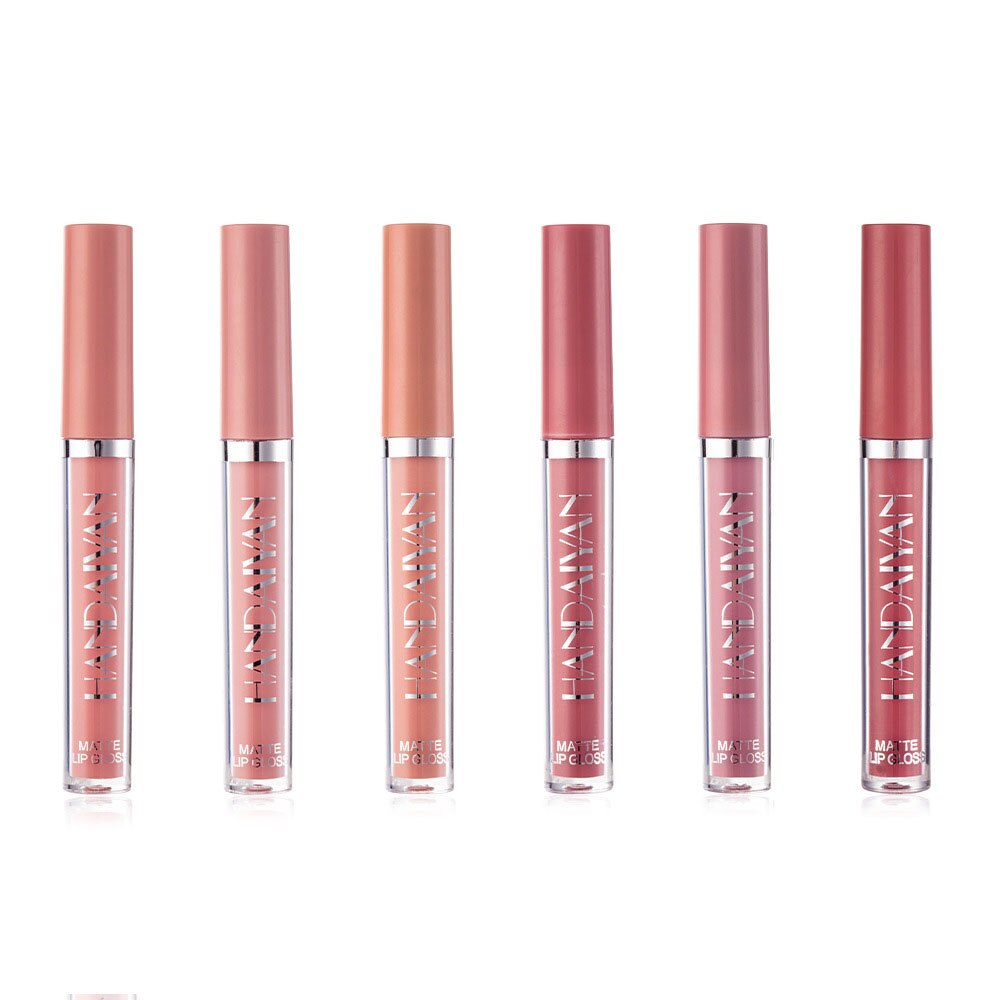 6 Colors Matte Lip Gloss Set Liquid Lipstick waterproof Long Lasting