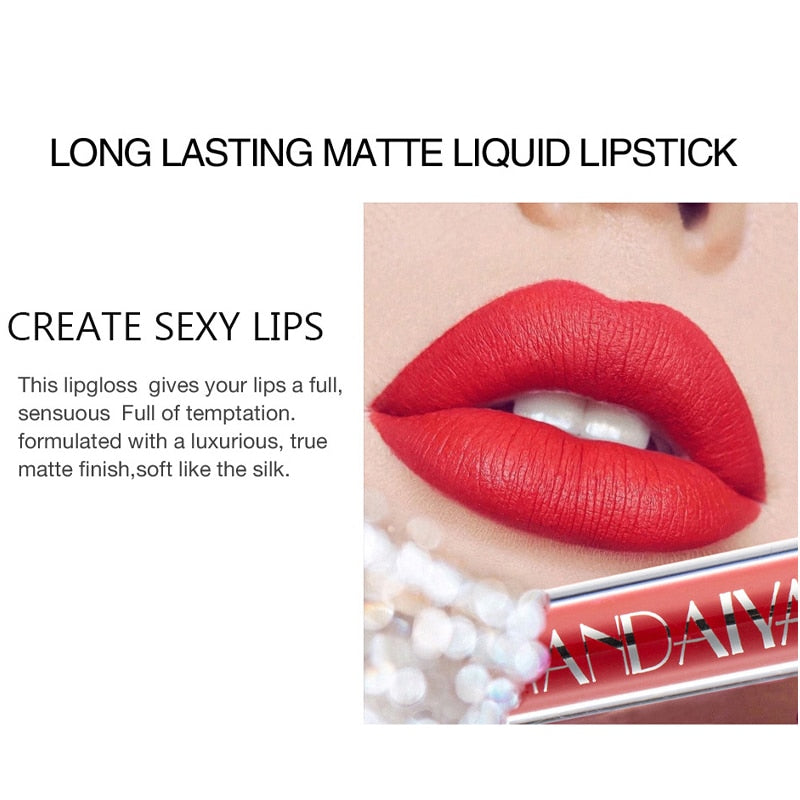 HANDAIYAN Lipstick  6 Colors Makeup Lip gloss Matte