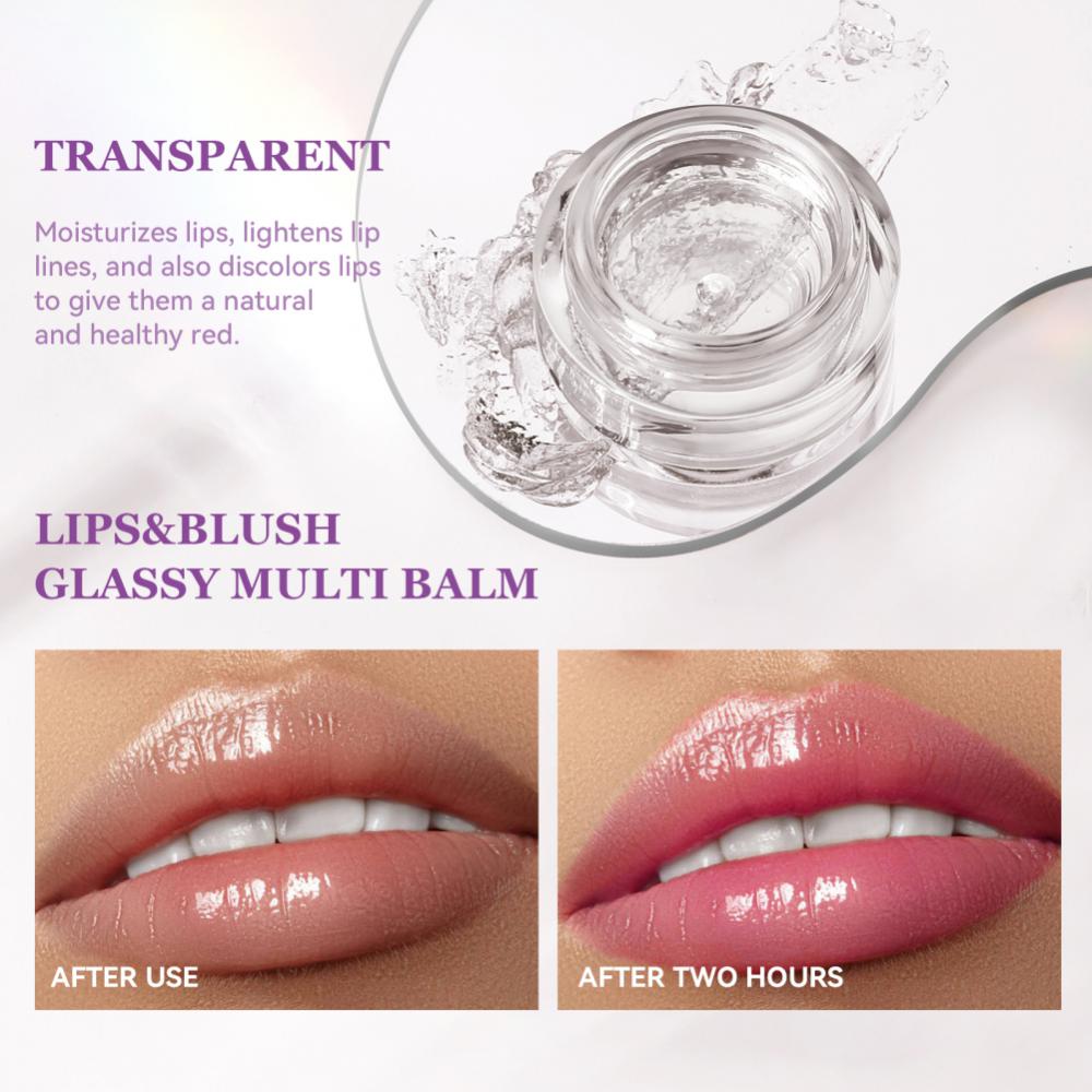 1set Color Changing Lip Gloss Transparent