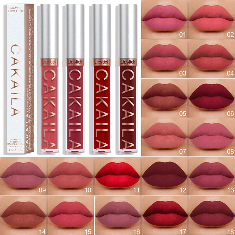 Sexy Long Lasting Velvet Matte Lip Gloss Liquid Lipstick