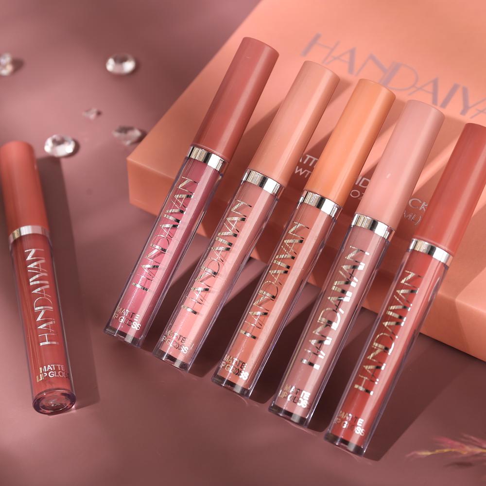 HANDAIYAN 6 Colors/box Matte Liquid Lipstick Set