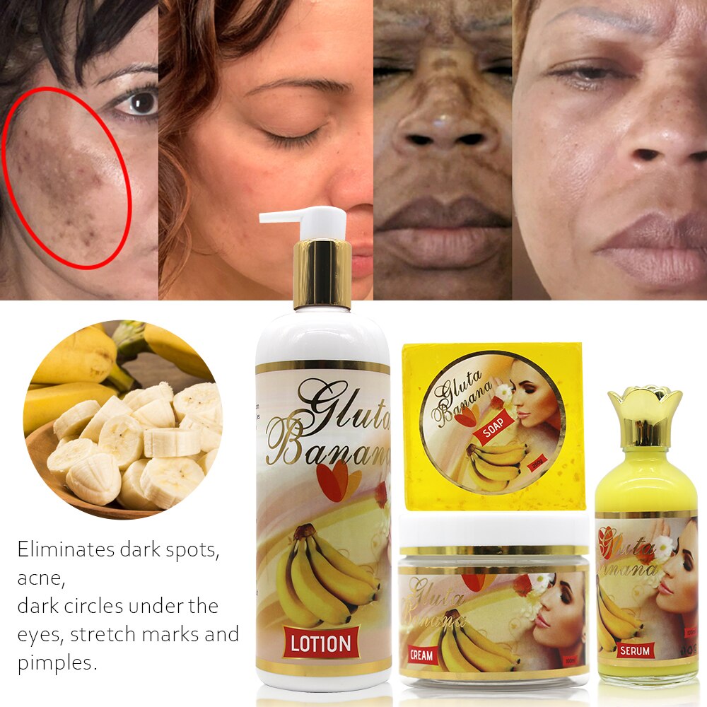 5D Gluta Natural Banana Essence Whitening Moisturizing Skin Care